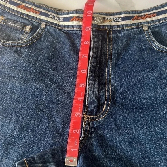 Karl Kani‎ Denim Jean Shorts. Detailed  waistband. Size 10 - Picture 12 of 14